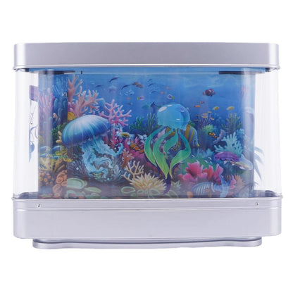 LED Artificial Aquarium Night Light Dynamic Fake Fish Tank Light Tropical Fish Sensory Aquarium Lamp Gift for Kids